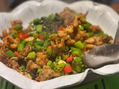 青椒紫苏牛蛙-蛙蛙叫·干锅年代(钻石广场店)