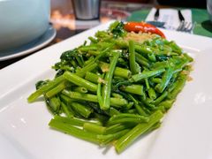 秘制虾酱炒空心菜-帕蓝·暹罗料理(大学路店)