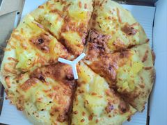 超值榴莲菠菠果肉比萨手拍普装-必胜客(中山北路宅急送店)