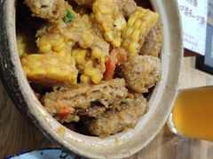 砂锅咸蛋黄芥末鸡翅-夹夹大·蟹蟹大排档(财富又一城店)