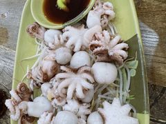 芥末白灼八爪鱼-贞姨美食·老字号海鲜大排档