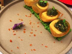 炭火烤椒灰皮蛋-渔语鱼新川菜Bistro(万象天地店)