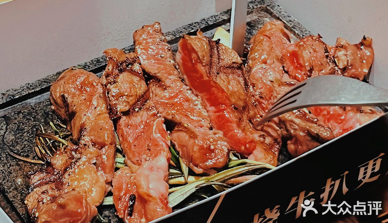 5️⃣折开吃❗300度网红高温🔥石烧牛扒