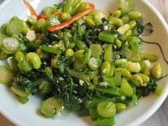 毛豆拌菜心-贺秦生陕面王(富力城店)