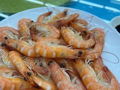 白灼鲜海虾-海上渔村食府海鲜餐厅