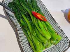 白灼广东菜心-粤域茶餐厅