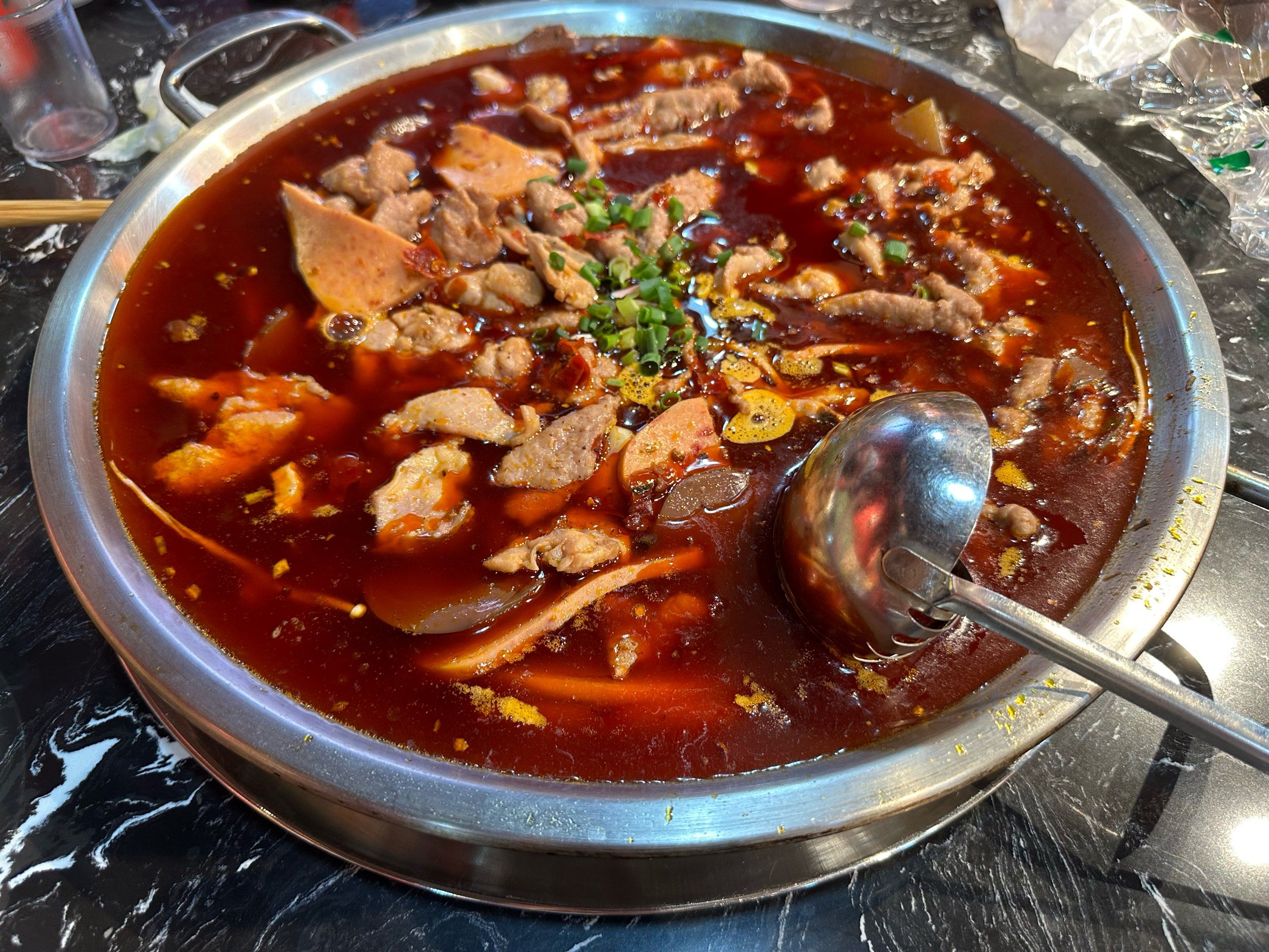 分量很足,味道不错#鲜鲜兔火锅