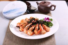 普洱茶焗大虾-香巴拉云南餐厅(华莱坞店)