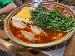 部队火锅加芝士-HOTISLAND海鸡岛·韩国料理(江南西店)