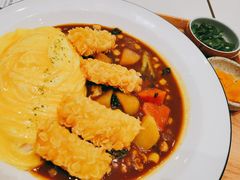 炸虾排咖喱蛋包饭-池奈·咖喱蛋包饭(熙地港店)