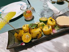 和风玉子豆腐-蜜桃花开·中西融合菜E&W(南长街店)