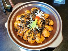 石锅梅菜罗氏虾-大拙里·精致融合菜(沙湖桃源国际店)