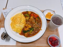 肥牛咖喱蛋包饭-池奈·咖喱蛋包饭(熙地港店)
