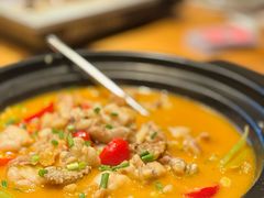 酸萝卜烧牛蛙-老阿爸鲜鱼土菜(独墅湖店)