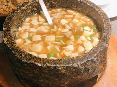 鸡汤虾仁豆腐-绿茶餐厅(天津天河城店)