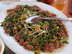 菜心干蒸牛花肉-天然居(伦教店)