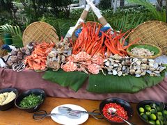 -亚龙湾希尔顿自助餐厅·海鲜·烧烤·沙滩BBQ·现场乐队