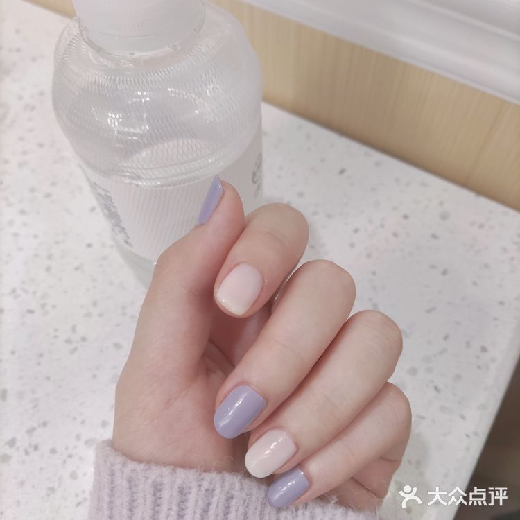 薰衣草紫美甲|陶陶子美甲|温柔仙气美甲