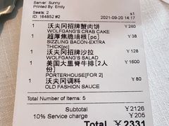 -Wolfgang’s Steakhouse 沃夫冈牛排馆(上海白玉兰广场店)