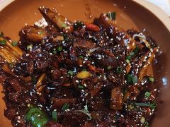 秘制回味黑鸭煲-荆九爷爆炒桥头三嫩(夫子庙店)