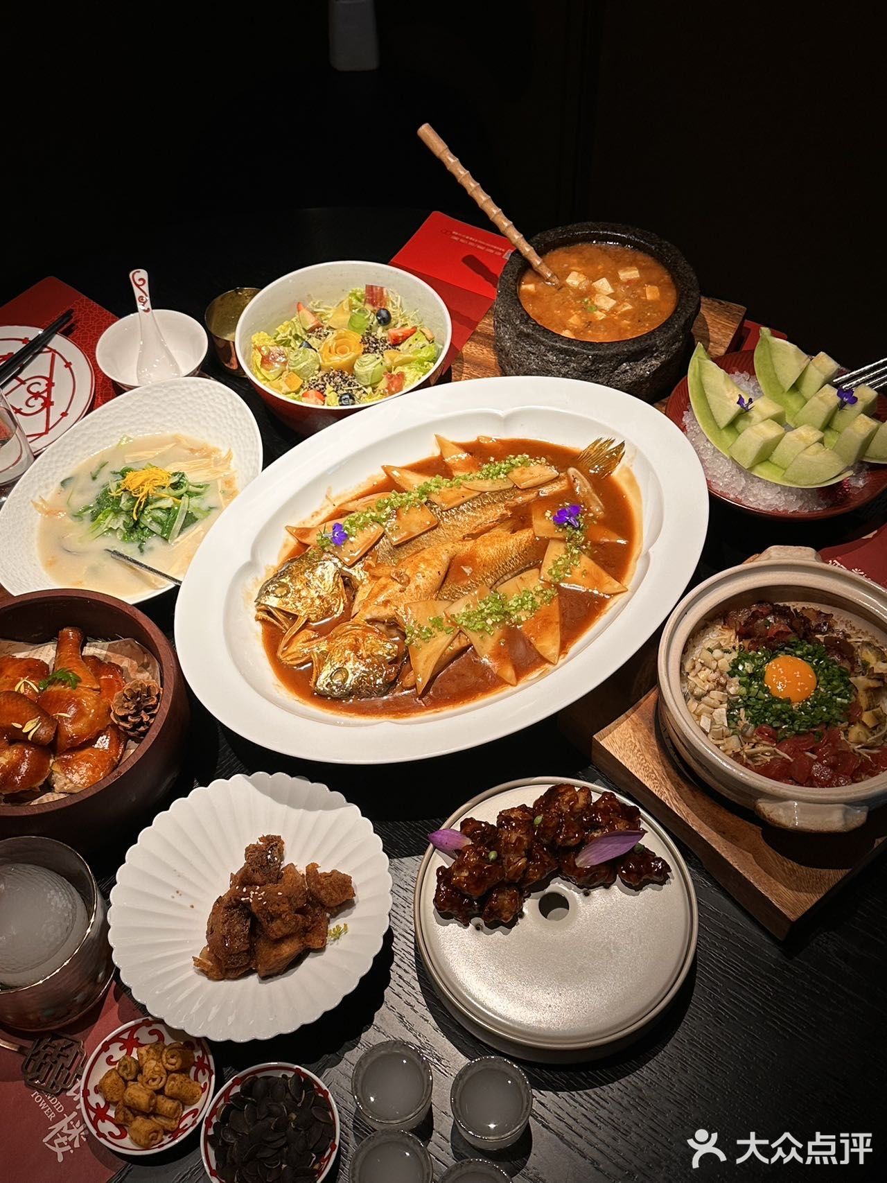 杭州首店❗️❗️来锦楼品新式杭帮菜🥰