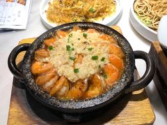 石板蒜蓉虾-小菜园新徽菜(扬州华润万象汇店)