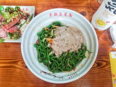 麻酱凉面-手擀菠菜面(西康路店)