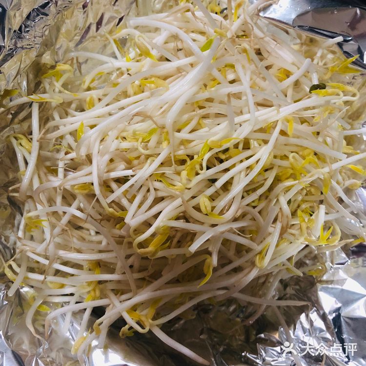 家庭版——锡纸海白豆芽包，不输于烧烤摊的美味