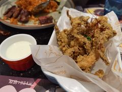 酥炸鱿鱼佐芥末蛋黄酱-天母蓝鸟西餐厅·烘焙蛋糕(十三碗店)