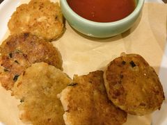 银鱼虾饼-锡和无锡菜·三白油条(景丽苑店)