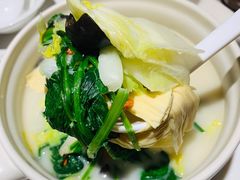 无油鱼鲜腐竹煮时蔬-大树餐厅(红旗街万达店)