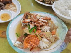 姜葱炒花蟹-鸿达渔港