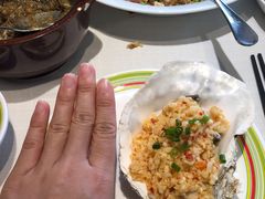 蒜茸/芝士烤生蚝&nbsp;海鲜&nbsp;烧烤-开海·红岛海鲜虾水饺(石老人店)