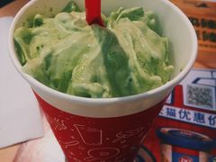 抹茶麦片暴风雪-DQ·蛋糕·冰淇淋(万象汇店)