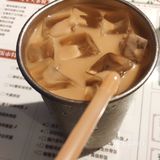 我喜欢点一个鸡扒捞丁+奶茶