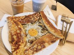 杂菌培根芝士可丽饼-GOTLOT COFFEE&KITCHEN角落厨房NOOK店