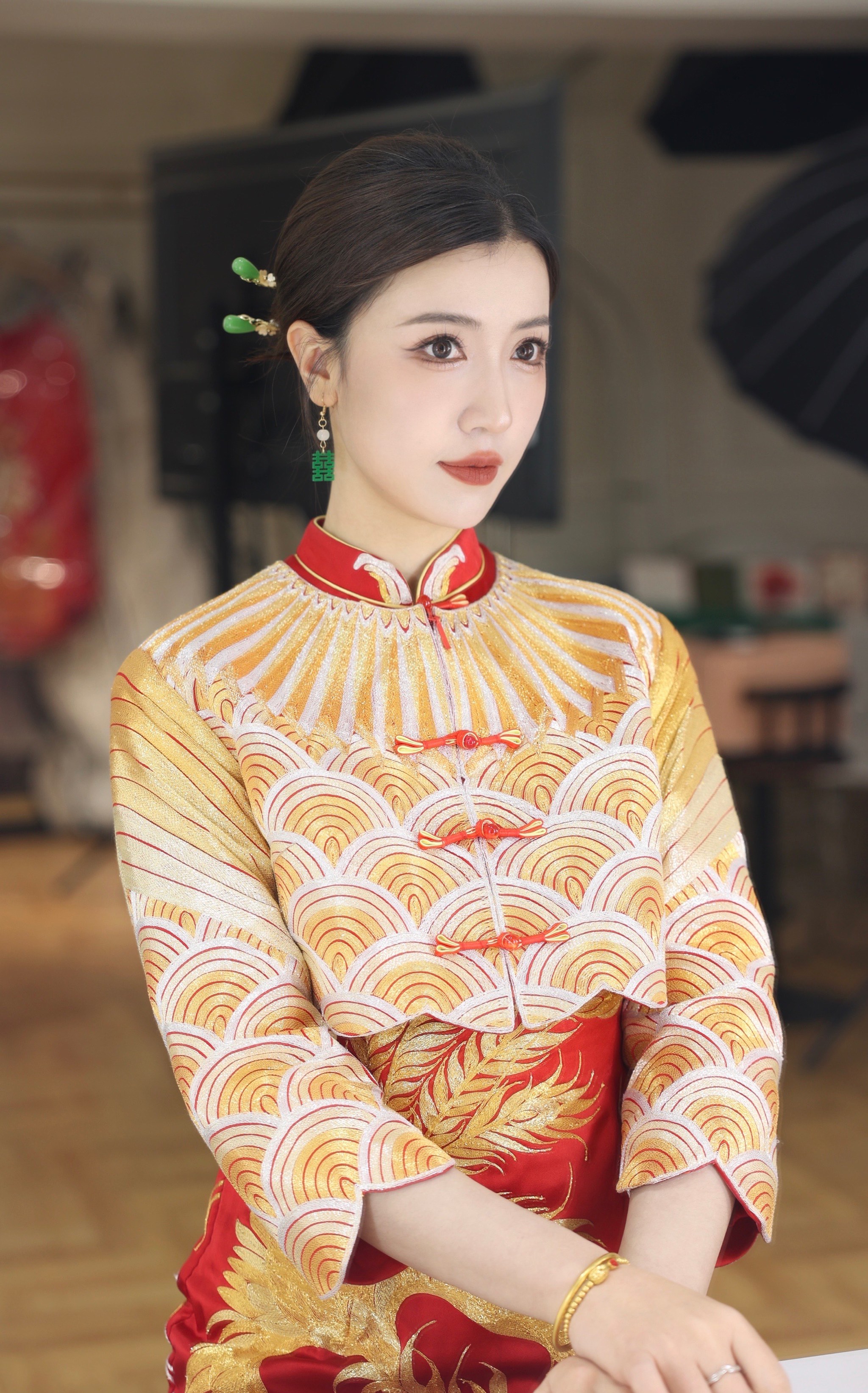 杨颖同款秀禾服图片