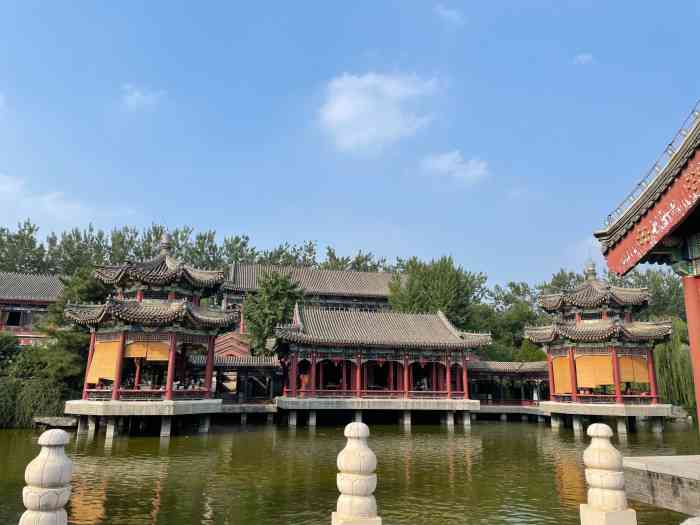 北京郡王府饭店·四面荷风-"郡王府不是原址是搬迁过来的喝茶的地方.