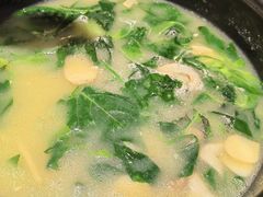 上汤皮蛋煮枸杞叶-百味馆·粤菜·湛江菜(后海花园店)