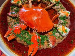 糟骨头黑豚肉碎蒸膏蟹-上海滩餐厅(BFC外滩金融中心店)