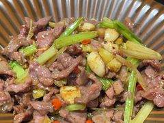 小炒黄牛肉饭-秋色客家菜(南山店)