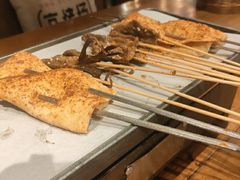 高烤场夹豆皮-高烤场烧烤餐厅(文华里店)