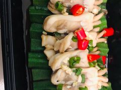 -东来菜馆•手抓海鲜家常菜•海鲜锅贴(鸽子窝店)