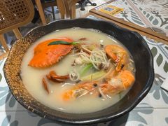 膏蟹汤面-十面欢腾·海鲜面·台式Bistro(长乐路店)