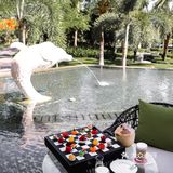 基本每间房间都可以看到海，房间内有一个独立的阳台