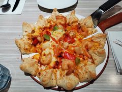 超值川辣q尾虾花轮芝士披萨-必胜客(唐延店)