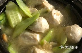 Cucumber Fish Ball Stew