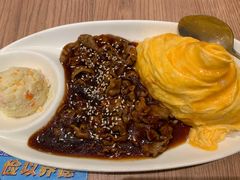 照烧肥牛蛋包饭-玛格萝妮比萨屋(四平店)