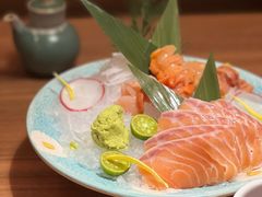 冰鲜挪威三文鱼刺身-隐月· 㐂和食屋(芝罘万达公馆店)