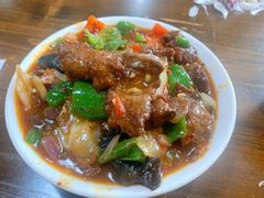 -歹歹的加个面过油肉拌面